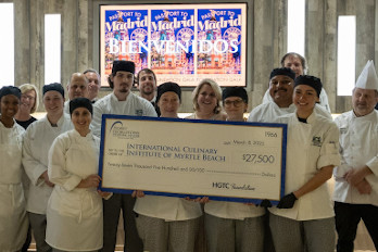 HGTC Foundation presents $27,500 to the International Culinary Institute of Myrtle Beach