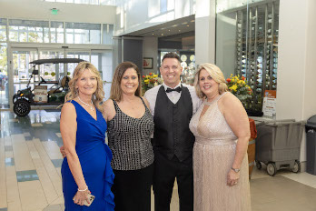 Pictured from left to right representing the HGTC Foundation are Lisa Kimpton, Philanthropic Administrative Assistant; Teresa Worczak, Controller; Steve Kipe, Director of Donor Development; and Shannon Detzler, President & CEO