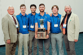 HGTC Students and Professors celebrate Turf Bowl Championship Win