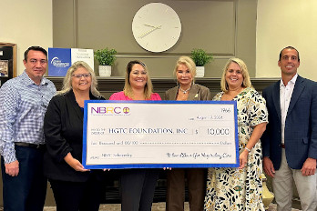 The National Board for Respiratory Care (NBRC) generously donated $10,000 to the HGTC Foundation, specifically designated for the Respiratory Care Department.