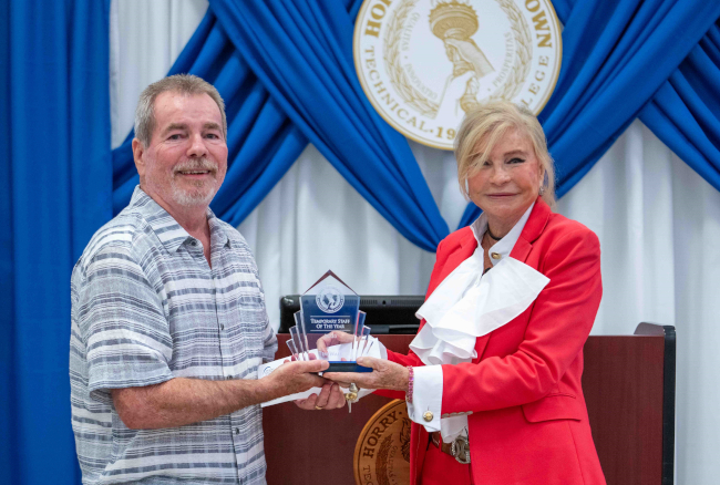 Tim Wall, Temporary Staff of the Year