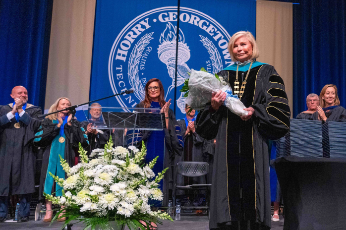 President Fore at Graduation